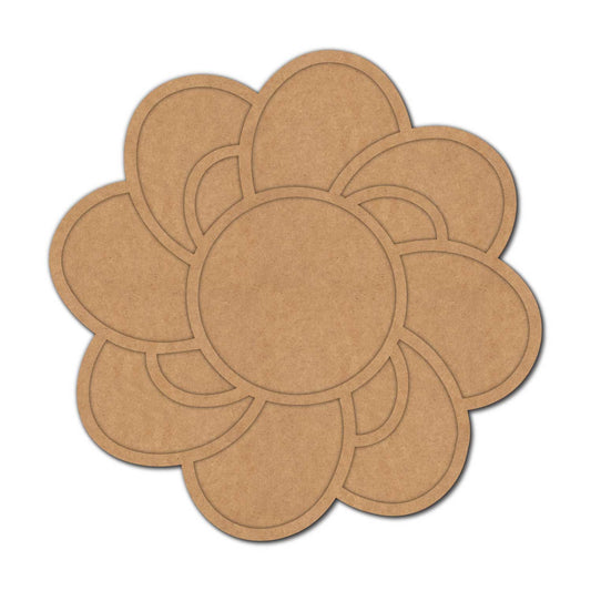 Flower Diya Tealight Holder MDF Design 10