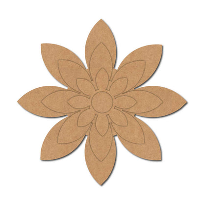 Flower Diya Tealight Holder MDF Design 11