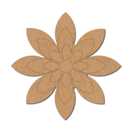 Flower Diya Tealight Holder MDF Design 11