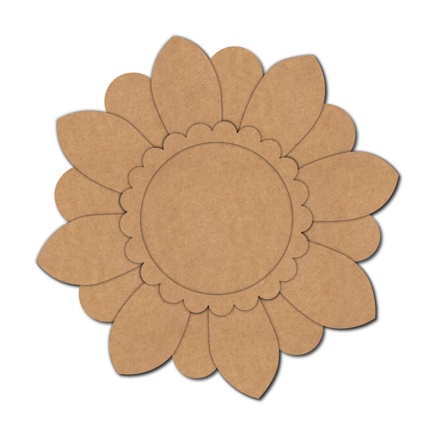 Flower Diya Tealight Holder MDF Design 12