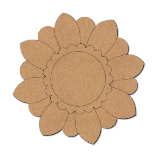Flower Diya Tealight Holder MDF Design 12