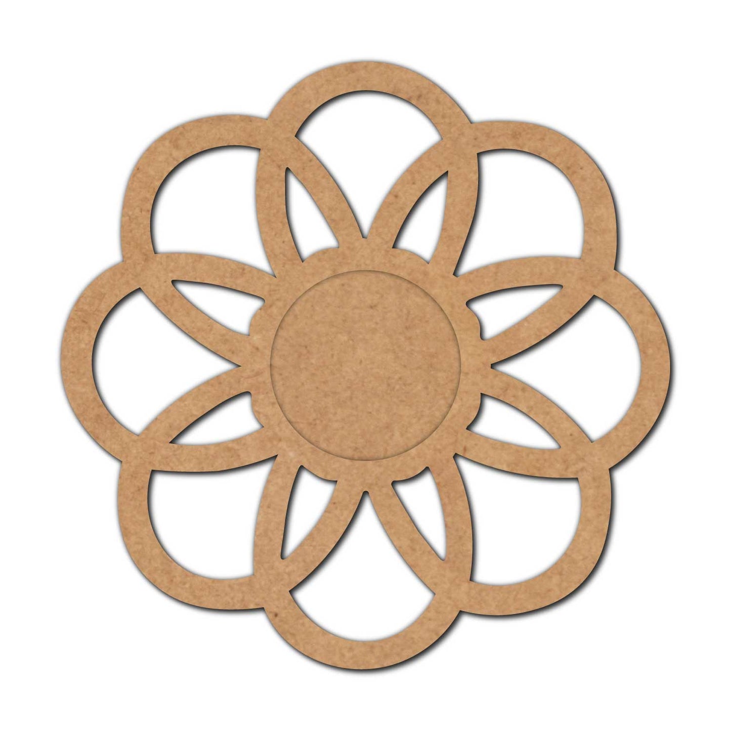 Flower Diya Tealight Holder MDF Design 2