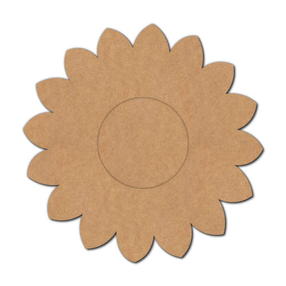 Flower Diya Tealight Holder MDF Design 3
