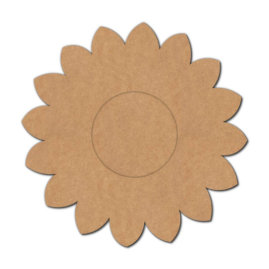 Flower Diya Tealight Holder MDF Design 3
