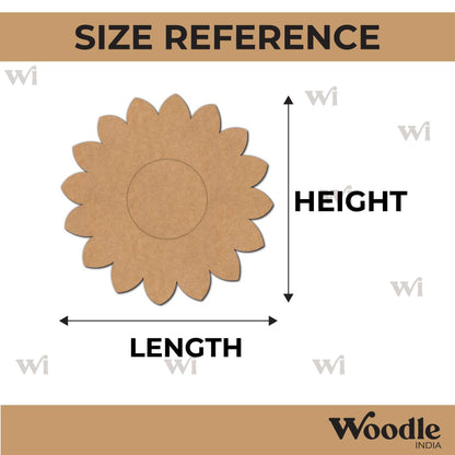 Flower Diya Tealight Holder MDF Design 3