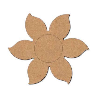 Flower Diya Tealight Holder MDF Design 4