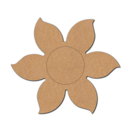 Flower Diya Tealight Holder MDF Design 4