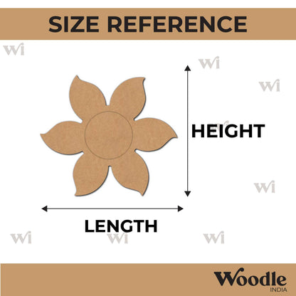 Flower Diya Tealight Holder MDF Design 4