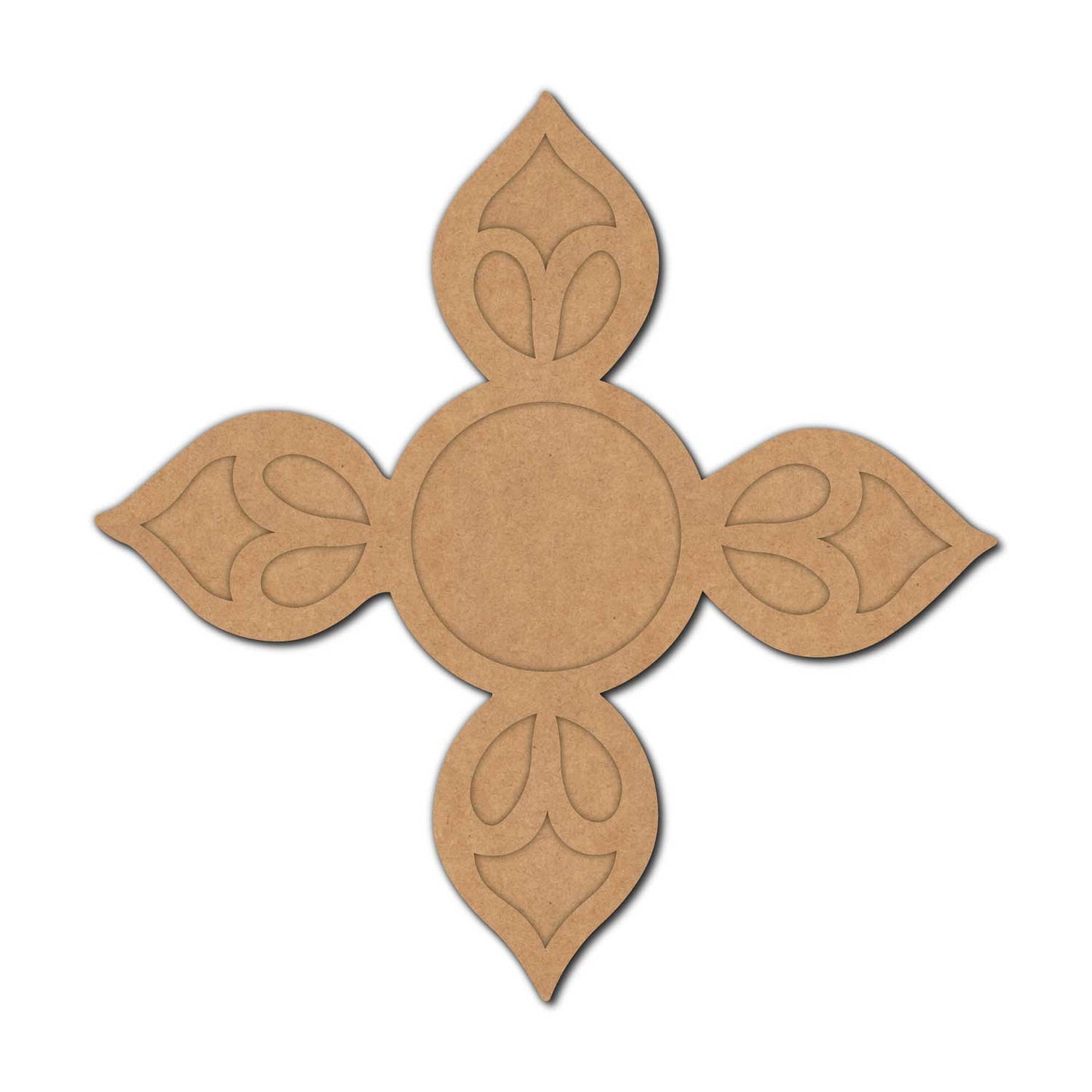 Flower Diya Tealight Holder MDF Design 5