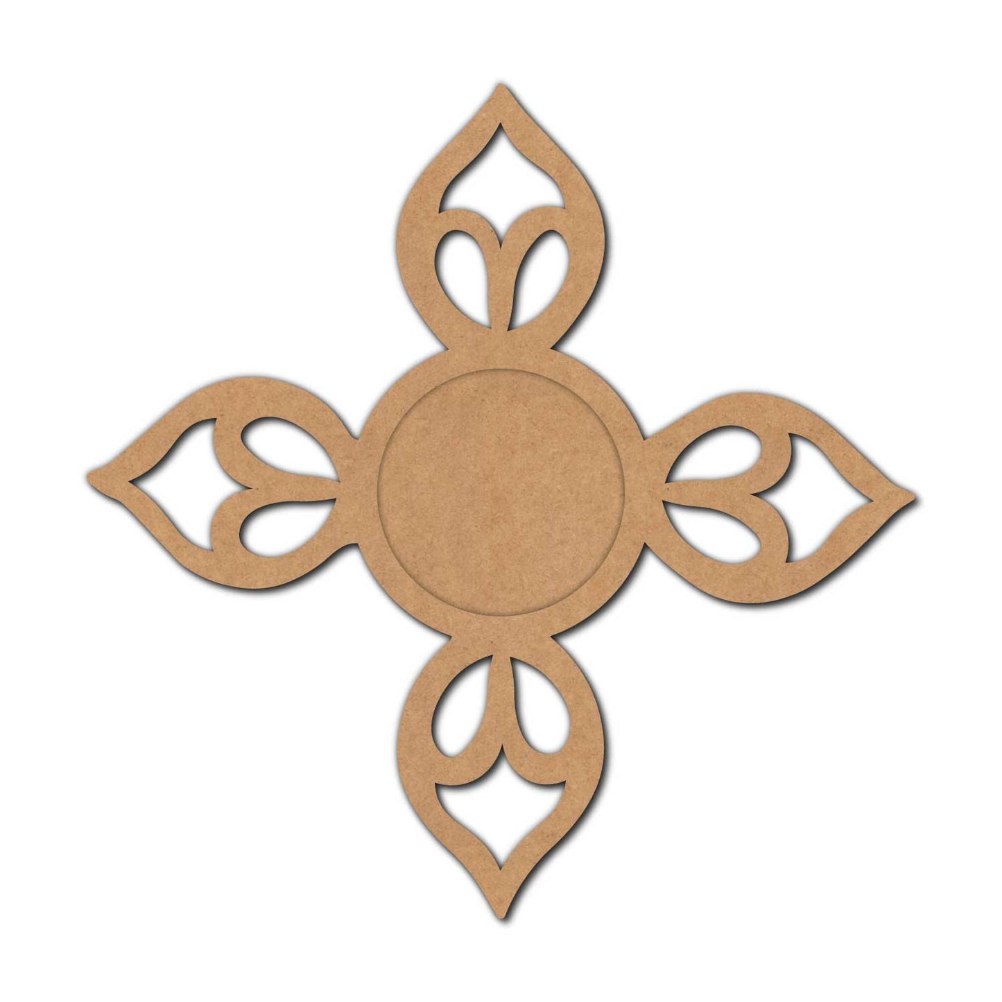 Flower Diya Tealight Holder MDF Design 6