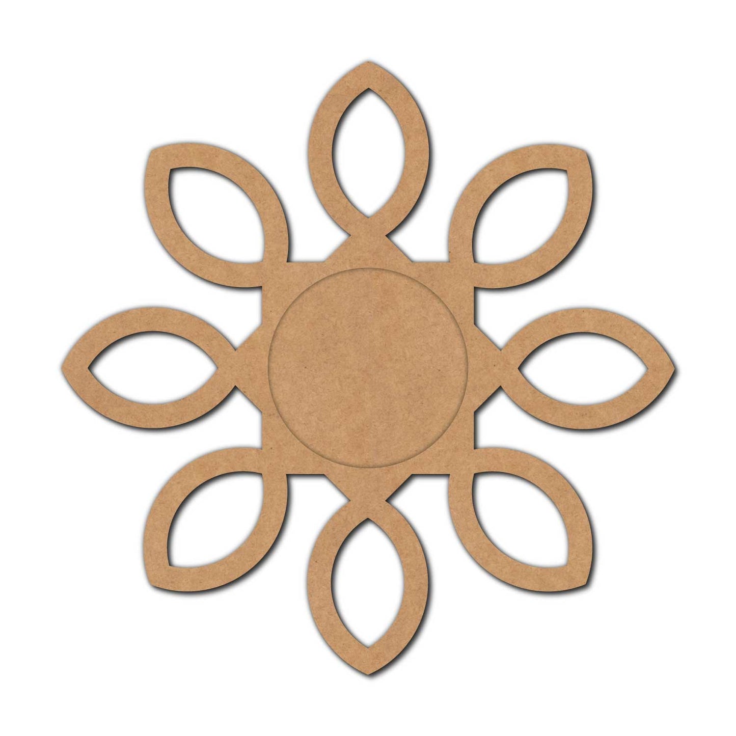 Flower Diya Tealight Holder MDF Design 8