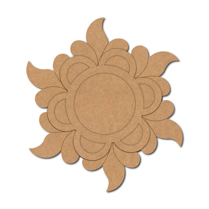 Flower Diya Tealight Holder Pre Marked MDF Design 3