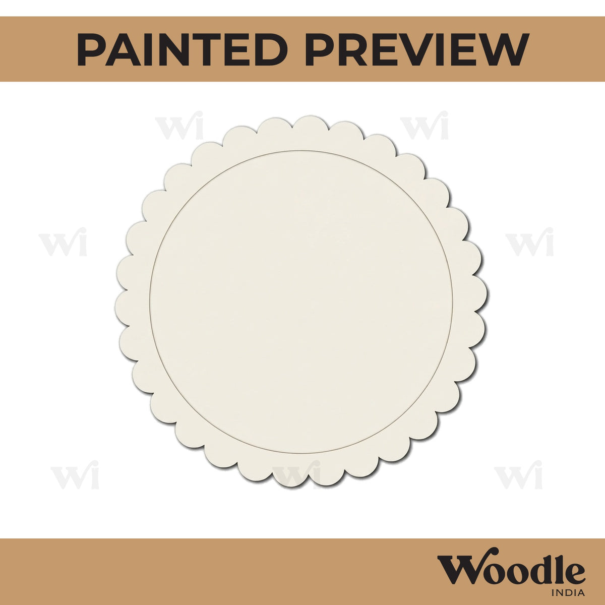 Flower Frame MDF Design 1