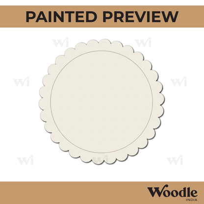 Flower Frame MDF Design 1