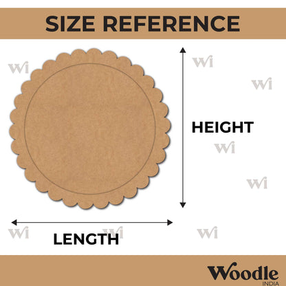 Flower Frame MDF Design 1