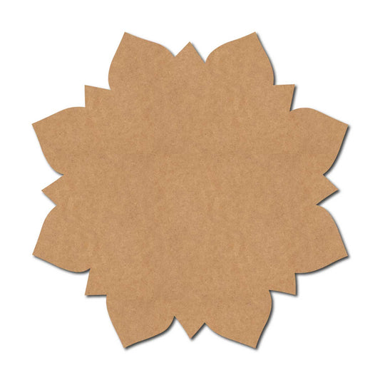 Flower Mandala Cutout MDF Design 2