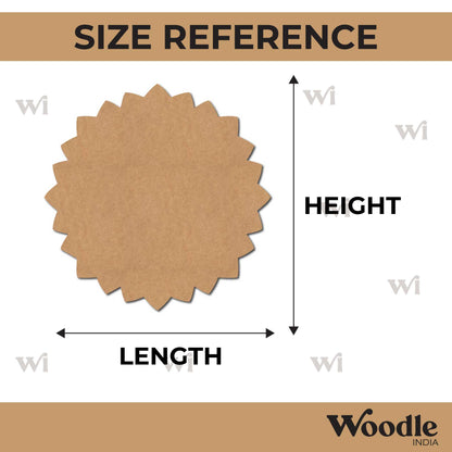 Flower Mandala Cutout MDF Design 3