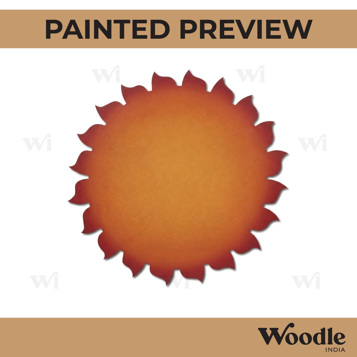 Flower Mandala Cutout MDF Design 4