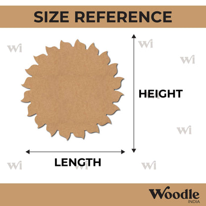 Flower Mandala Cutout MDF Design 4