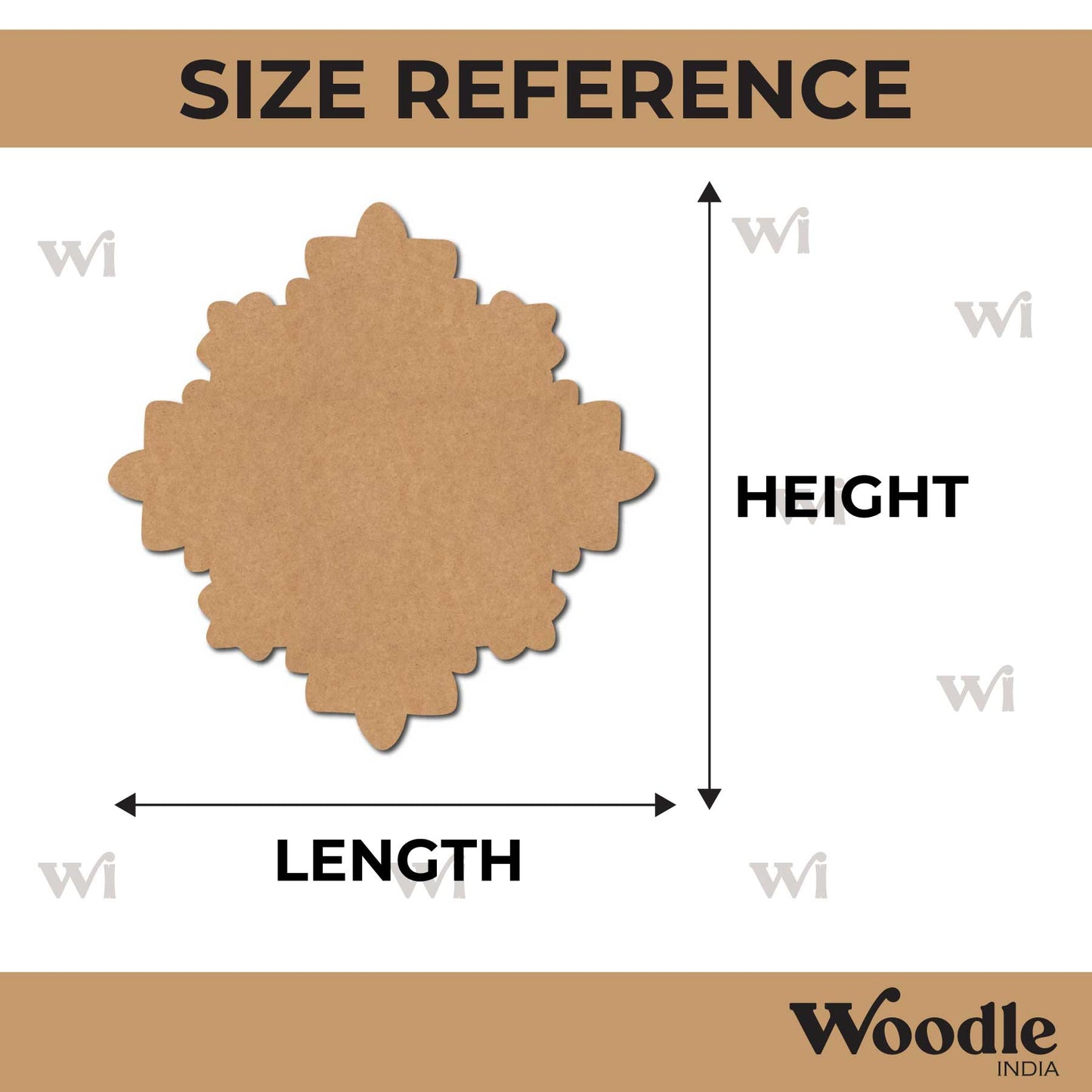 Flower Mandala Cutout MDF Design 5