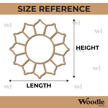 Flower Mandala Cutout MDF Design 6