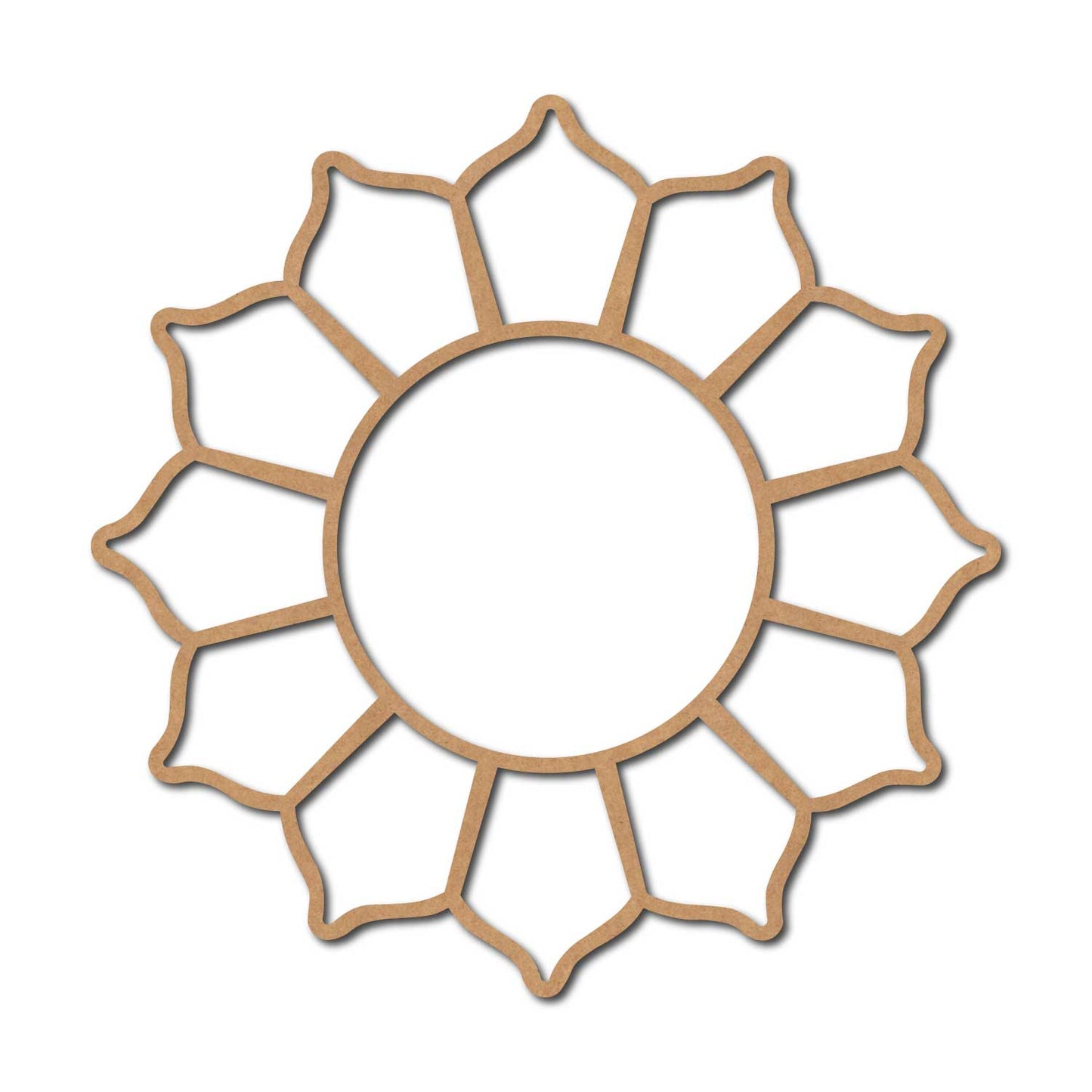 Flower Mandala Cutout MDF Design 6
