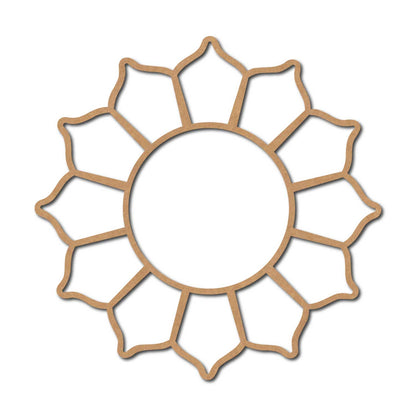 Flower Mandala Cutout MDF Design 6
