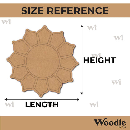 Flower Mandala Two Layered Base MDF Design 1