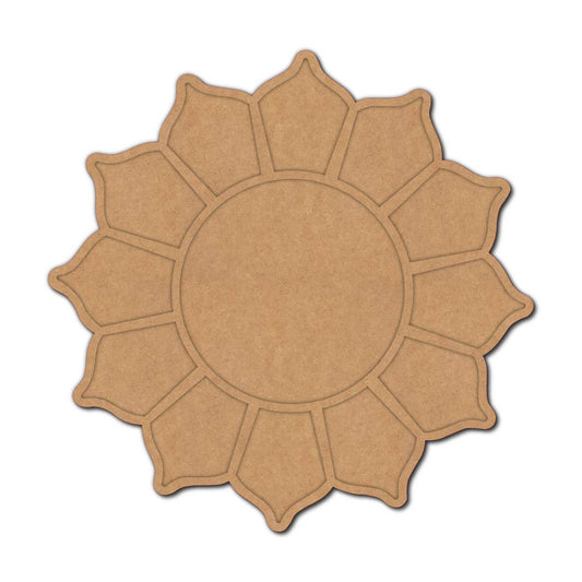 Flower Mandala Two Layered Base MDF Design 1