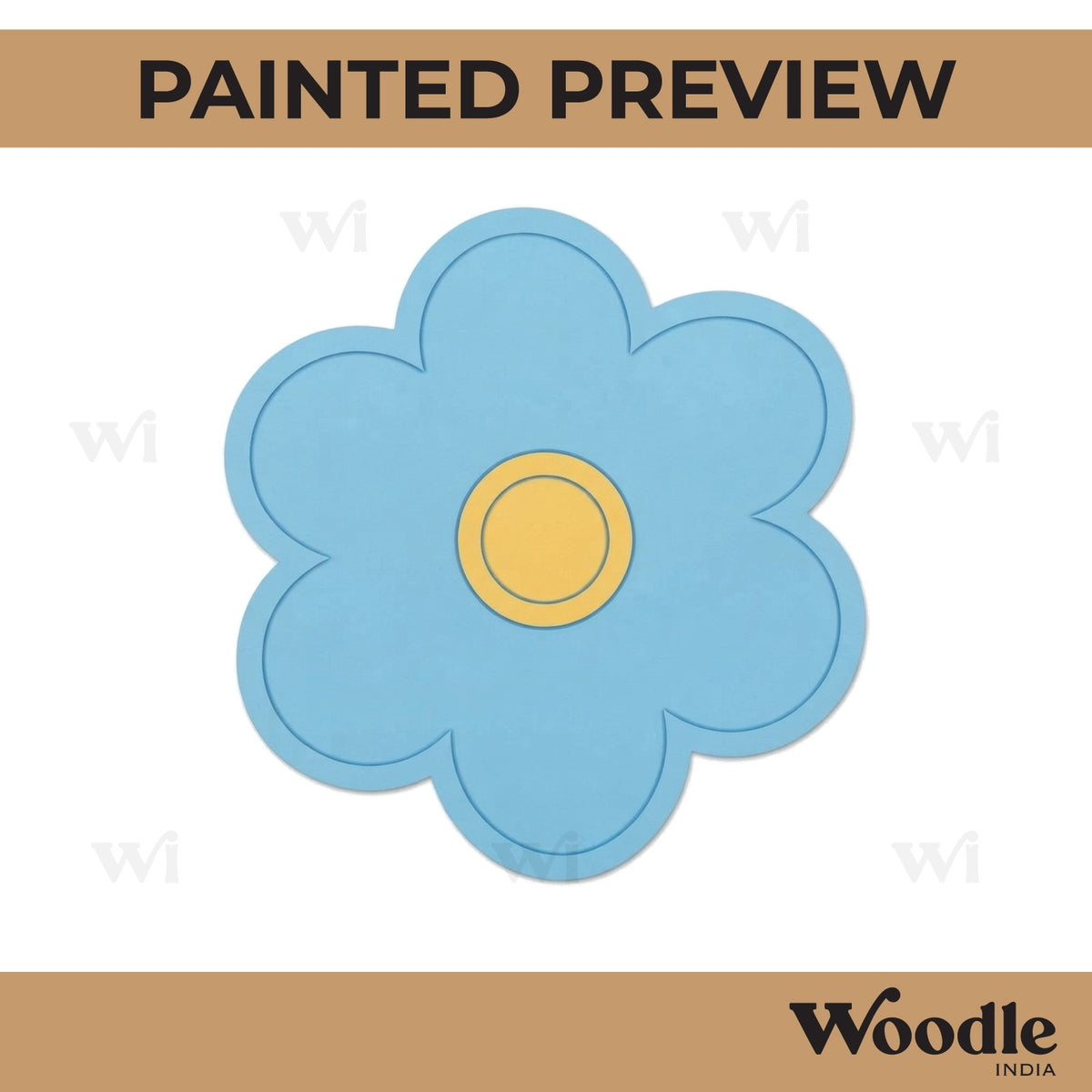Flower Mosaic Art MDF Design 2