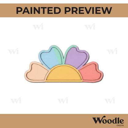 Flower Mosaic Art MDF Design 3
