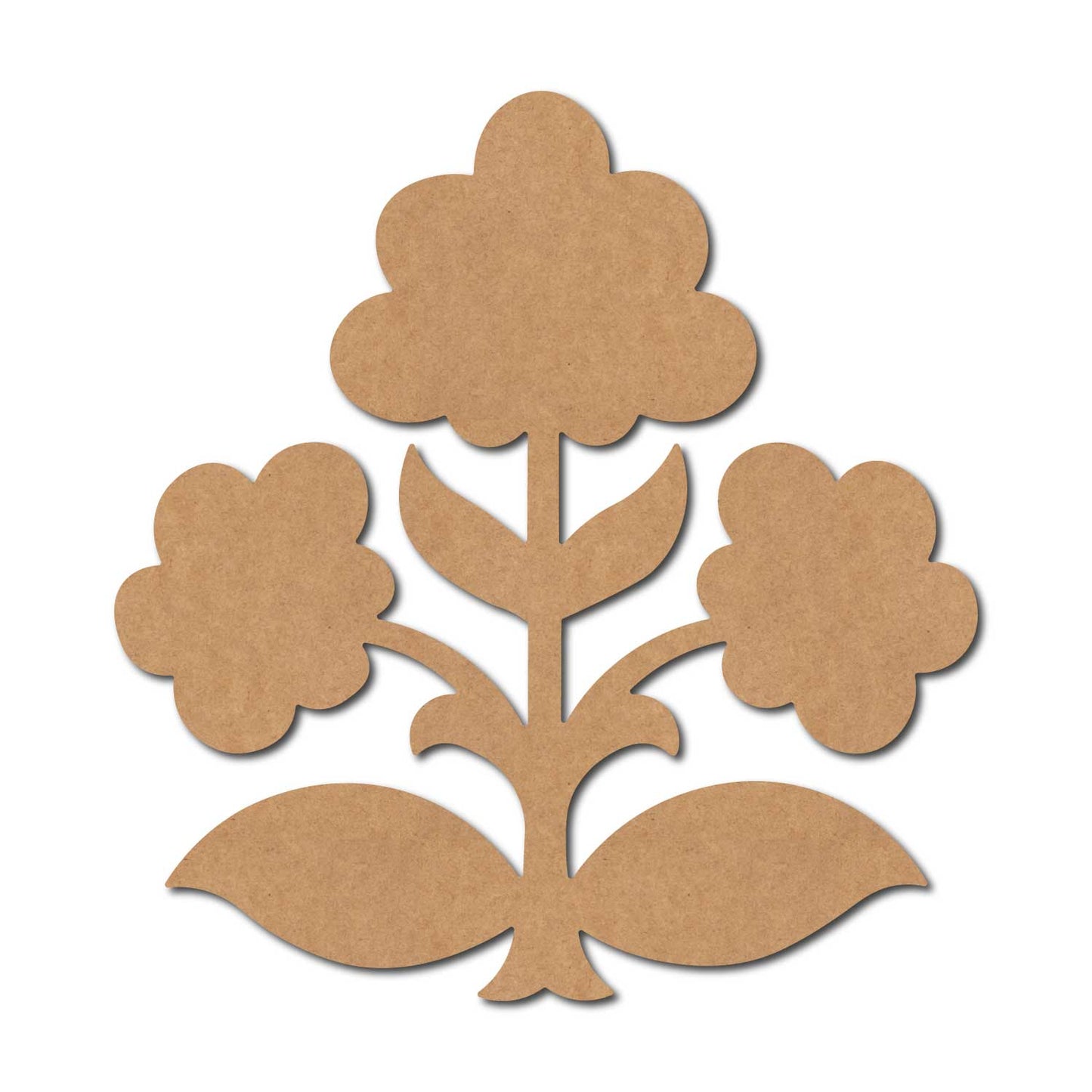 Flower Motif Cutout MDF Design 1