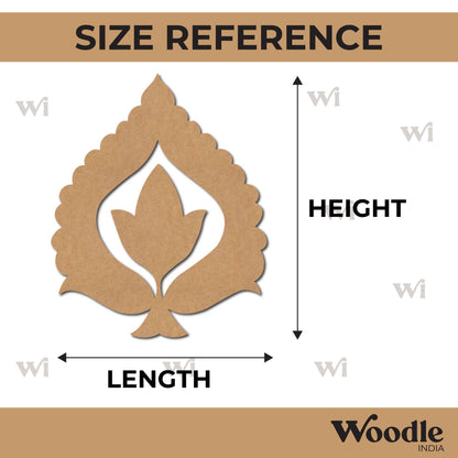 Flower Motif Cutout MDF Design 3