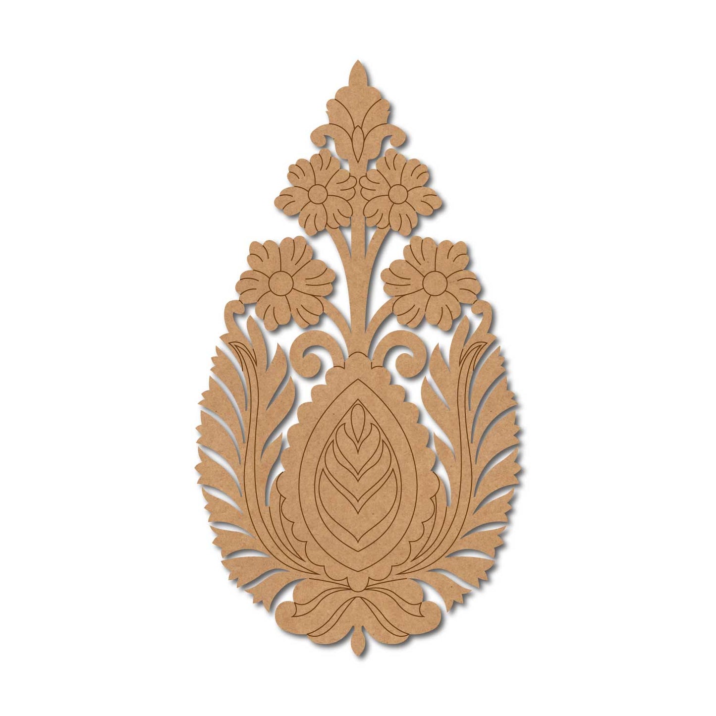 Flower Motif Pre Marked MDF Design 10