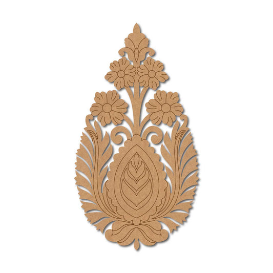 Flower Motif Pre Marked MDF Design 10
