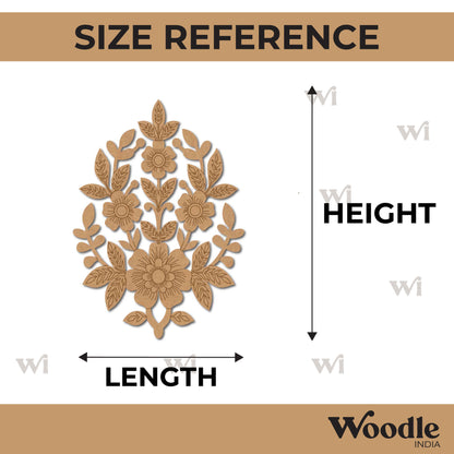 Flower Motif Pre Marked MDF Design 11