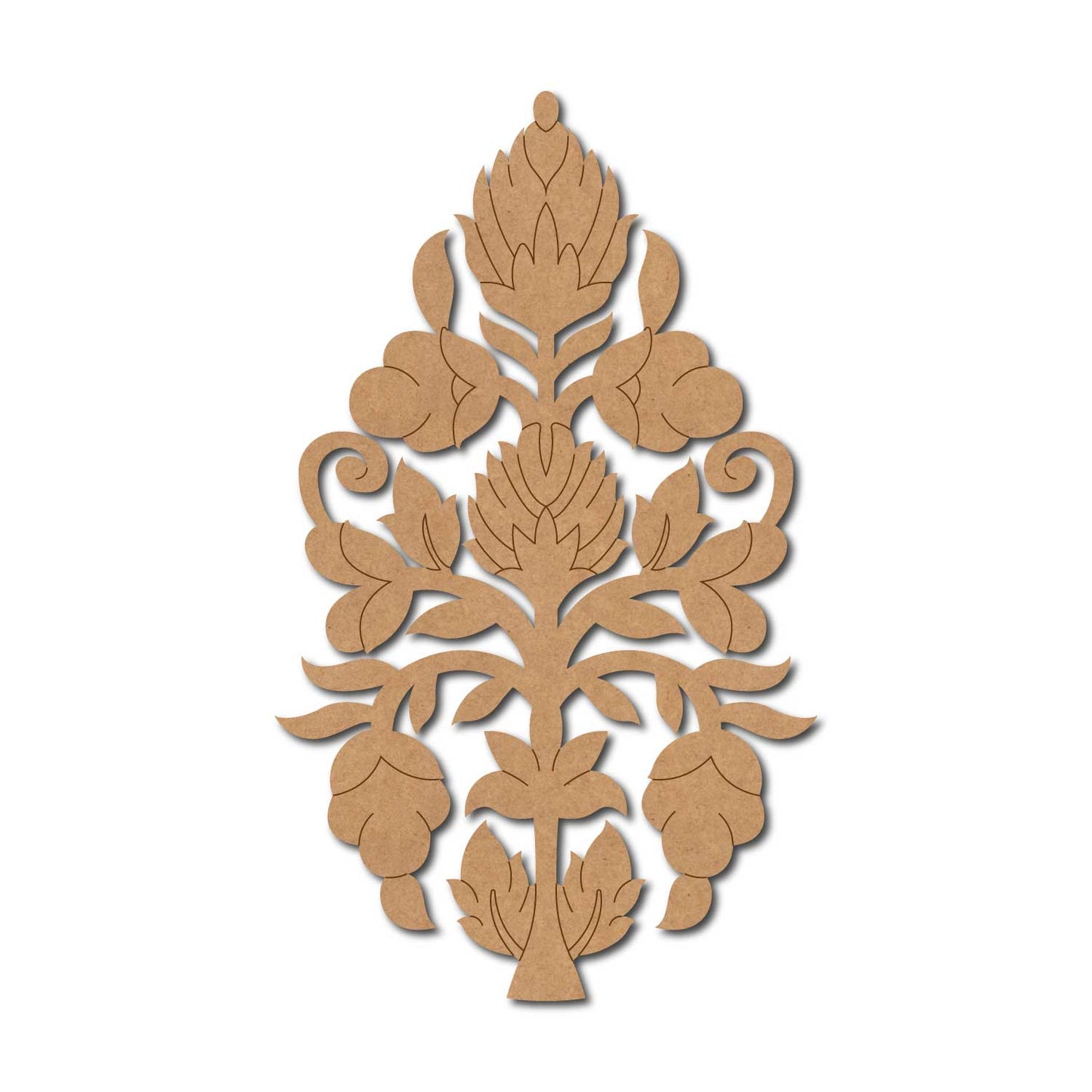 Flower Motif Pre Marked MDF Design 12