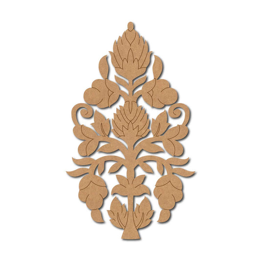 Flower Motif Pre Marked MDF Design 12