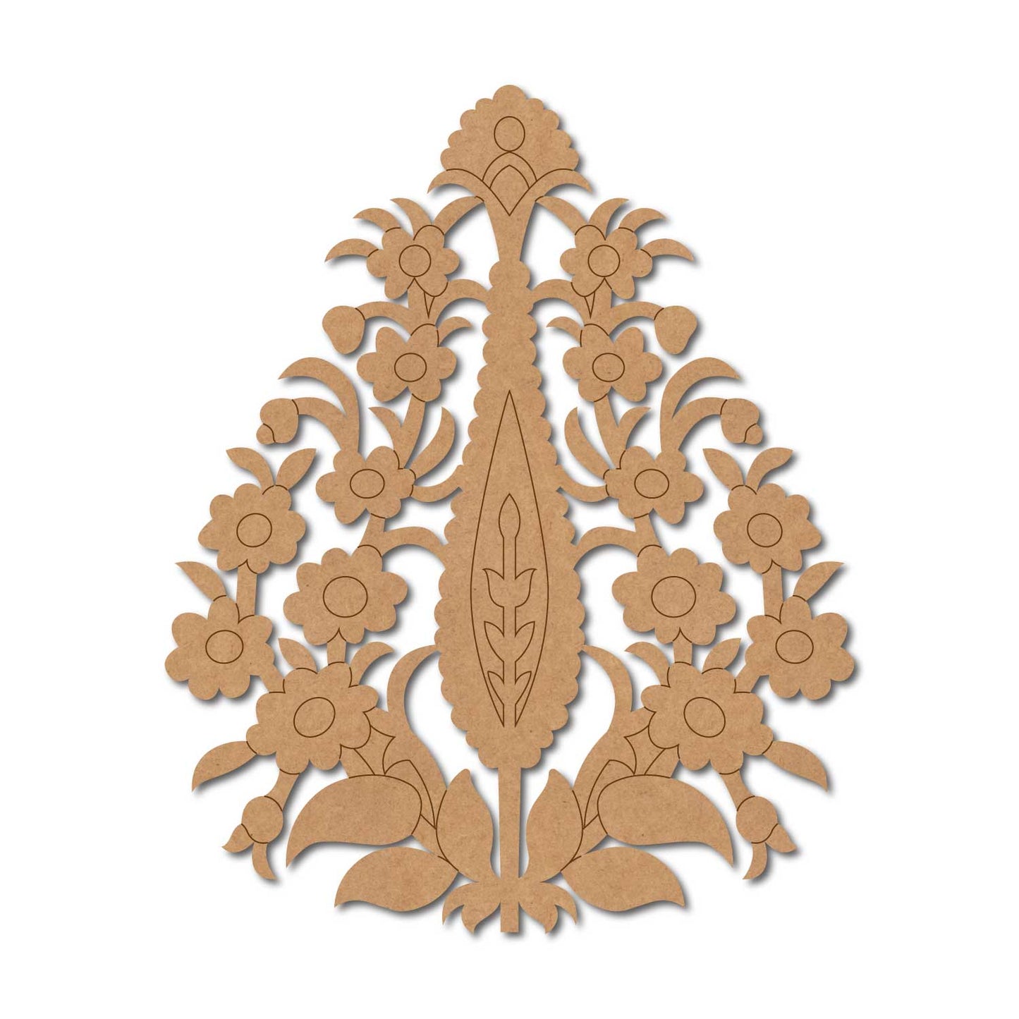 Flower Motif Pre Marked MDF Design 13