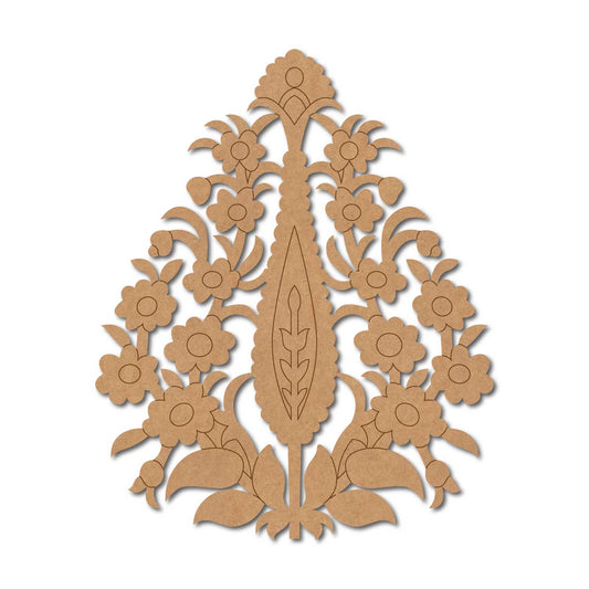 Flower Motif Pre Marked MDF Design 13