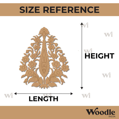 Flower Motif Pre Marked MDF Design 13