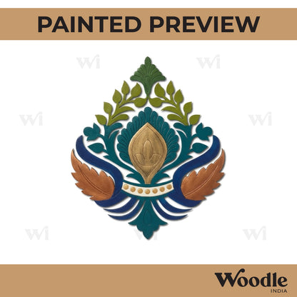 Flower Motif Pre Marked MDF Design 14