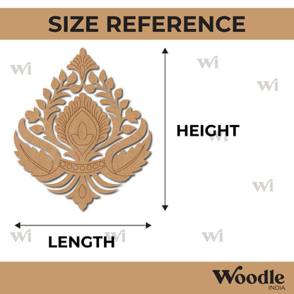 Flower Motif Pre Marked MDF Design 14