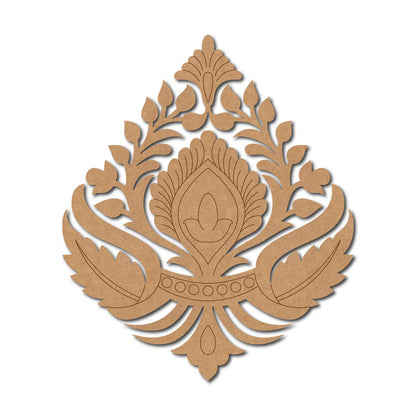 Flower Motif Pre Marked MDF Design 14