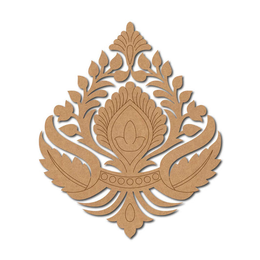 Flower Motif Pre Marked MDF Design 14