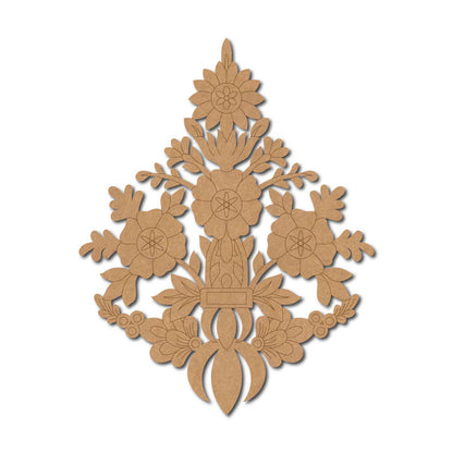 Flower Motif Pre Marked MDF Design 15