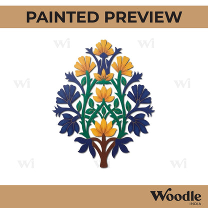 Flower Motif Pre Marked MDF Design 16