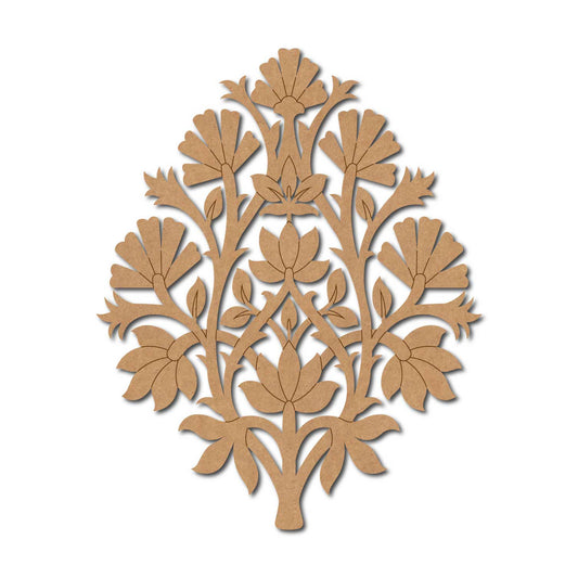 Flower Motif Pre Marked MDF Design 16