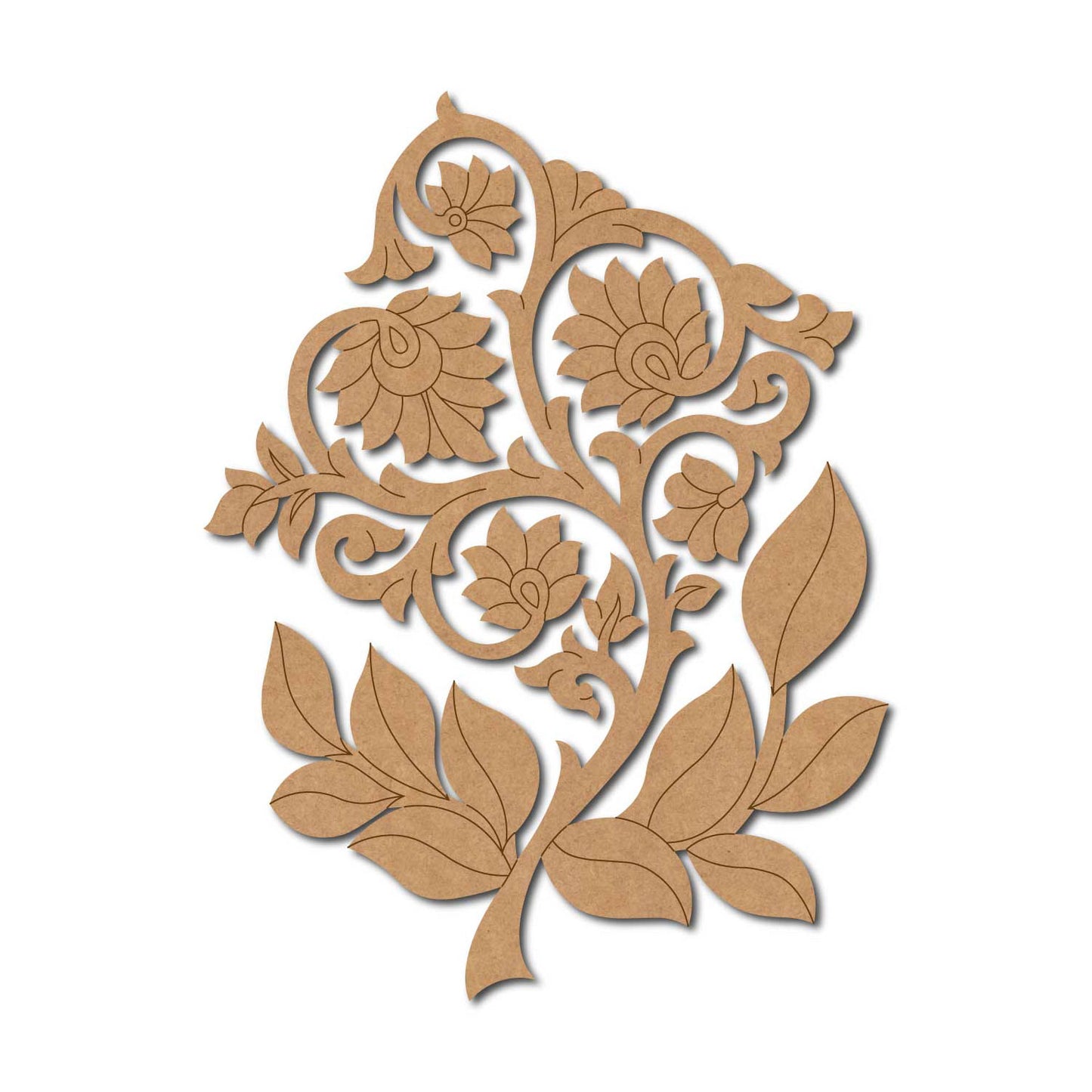 Flower Motif Pre Marked MDF Design 17