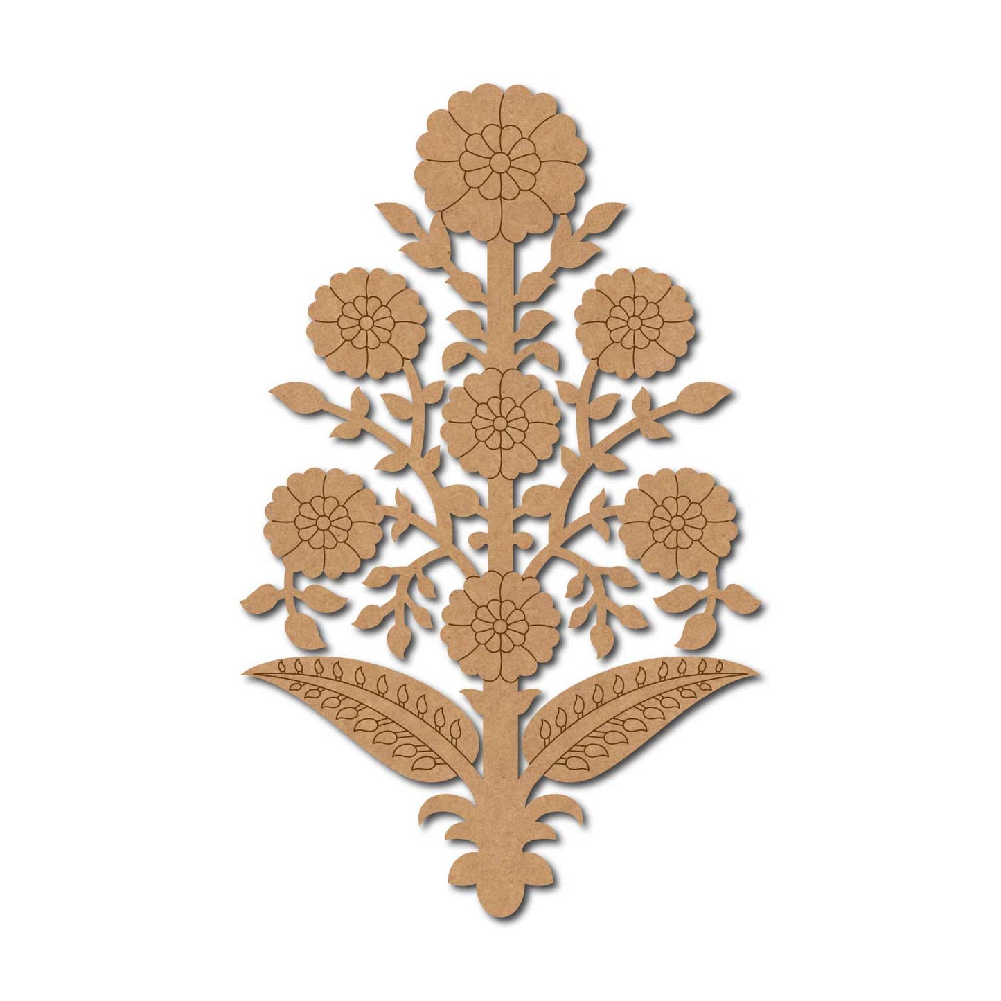 Flower Motif Pre Marked MDF Design 19
